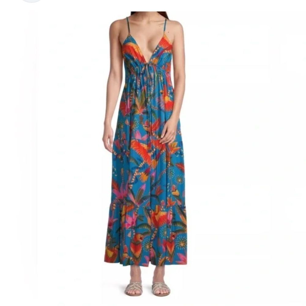 FARM Rio Macaw Party Dress size Large